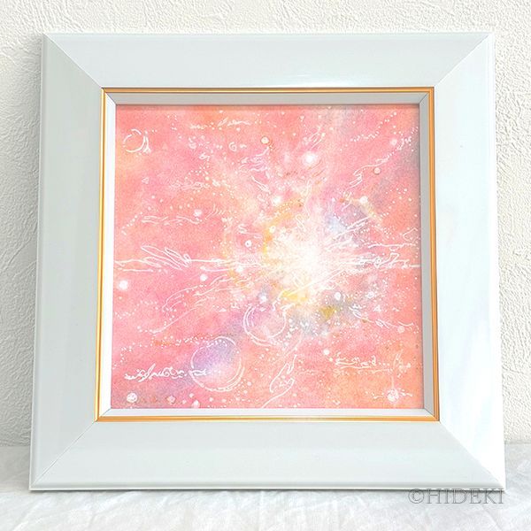 抽象画パステルアート