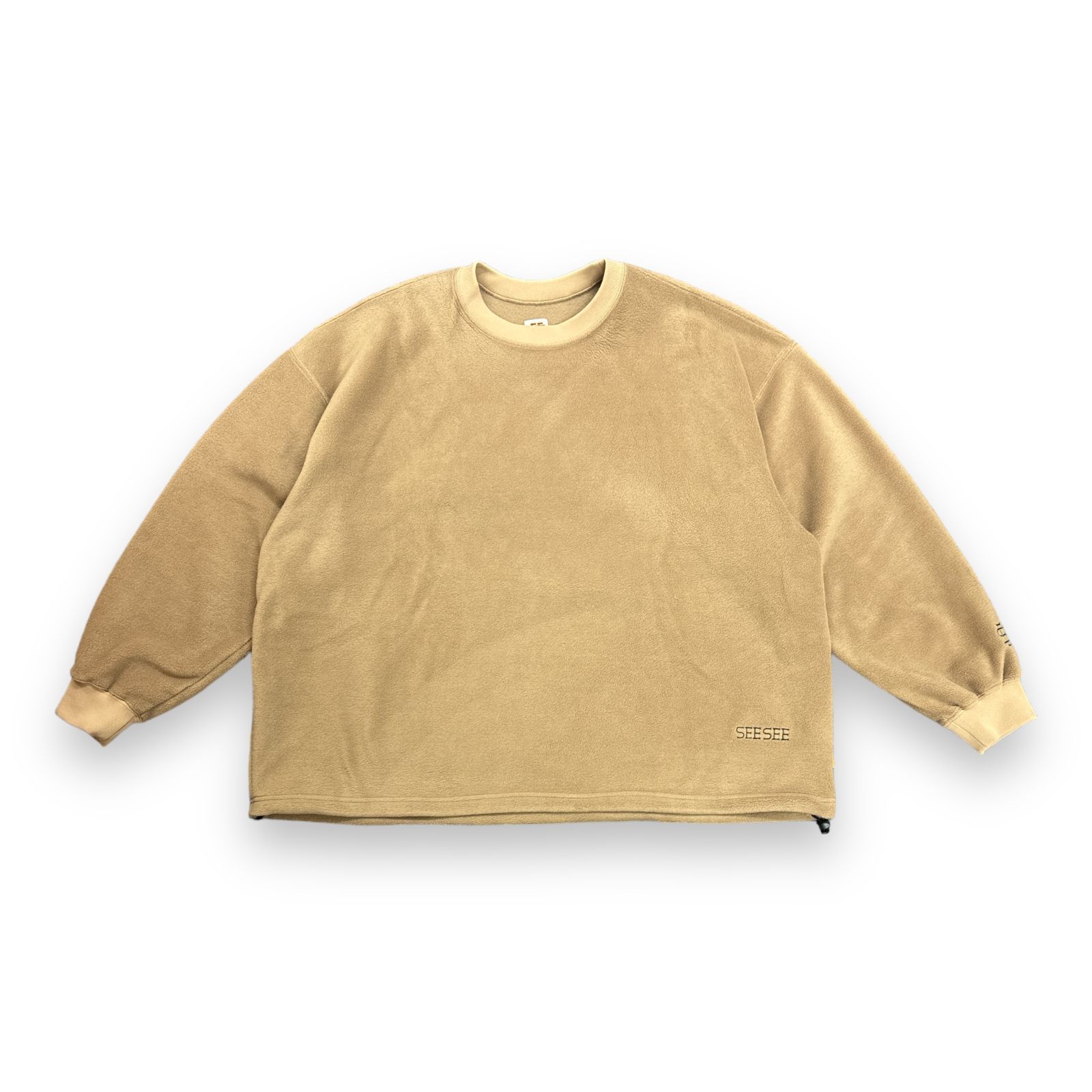 美品 SEESEE 23AW CREW NECK FLEECE クルーネック フリース プル 
