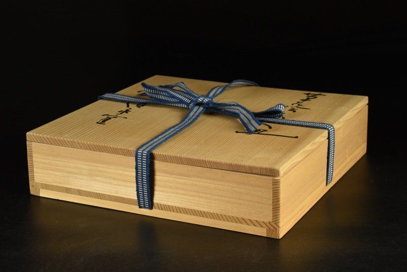 ♡Ec左横1006 未使用保管品 廣永陶花 廣永窯 角鉢