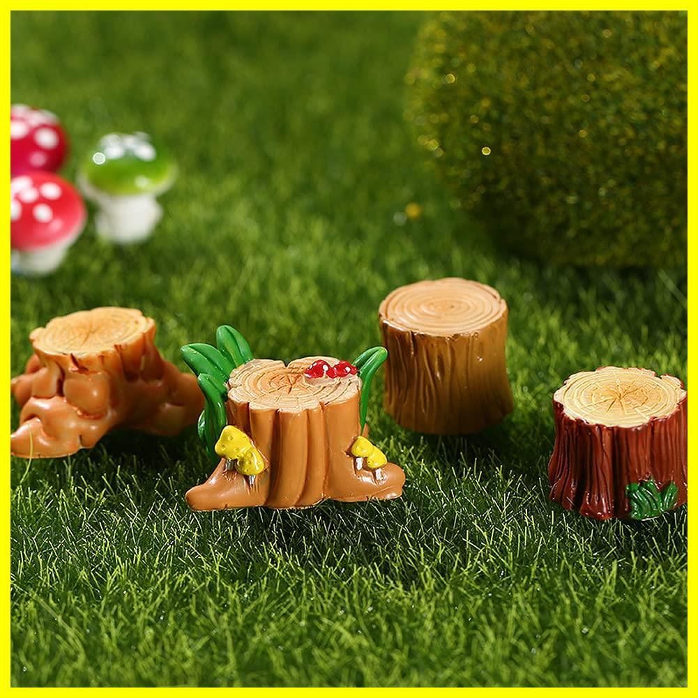 数量限定】苔テラリウムミニチュア 切り株妖精ガーデンアクセサリー苔