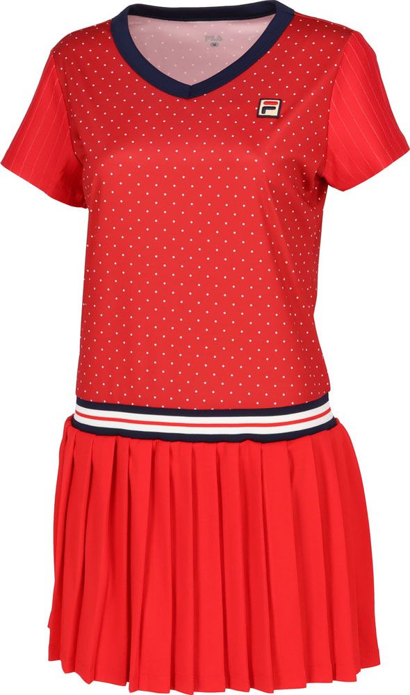 フィラ FILA テニス ワンピース VL2717 11 フィラレッド - メルカリ