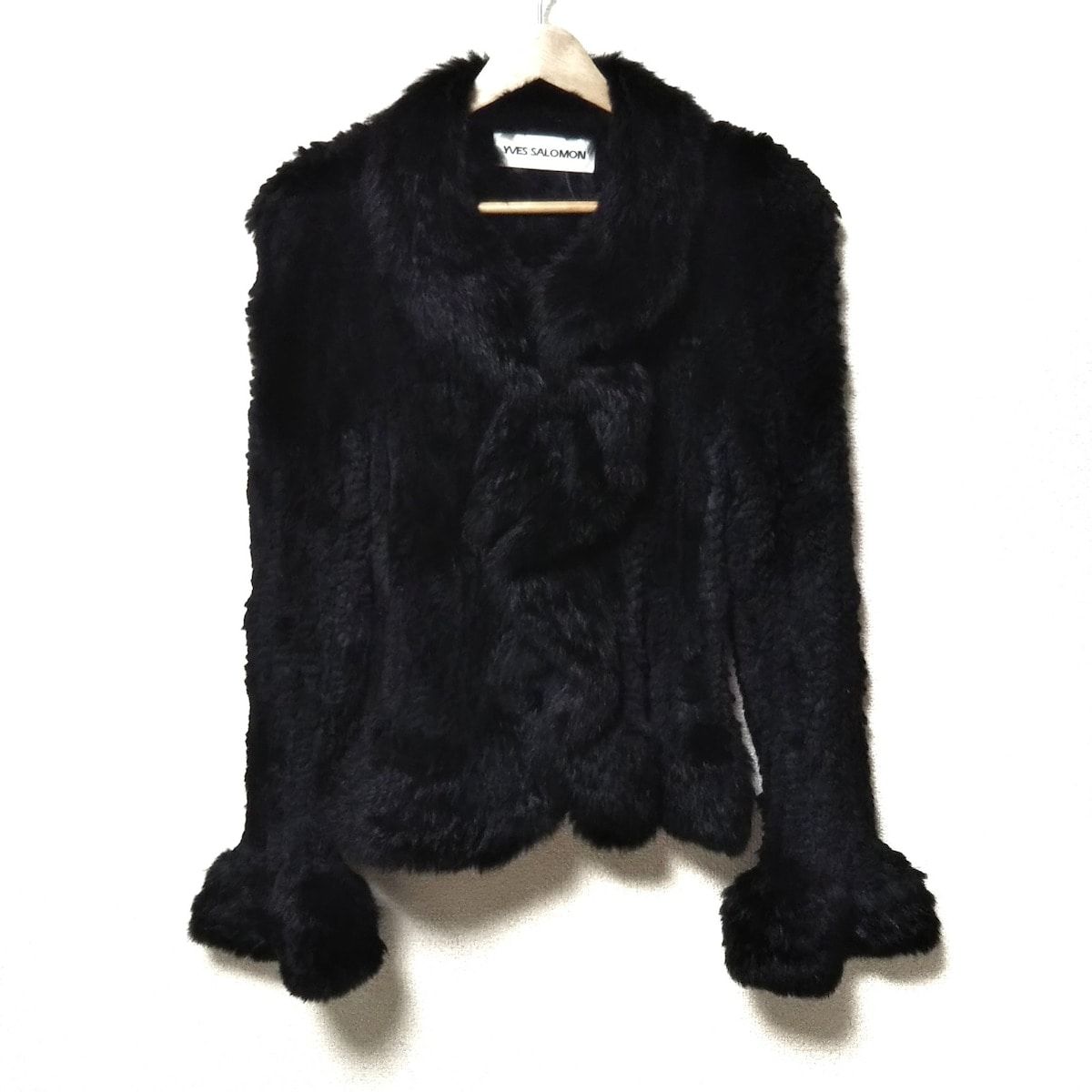 yves salomon(イヴサロモン) コート サイズ38 M レディース美品 - 黒  