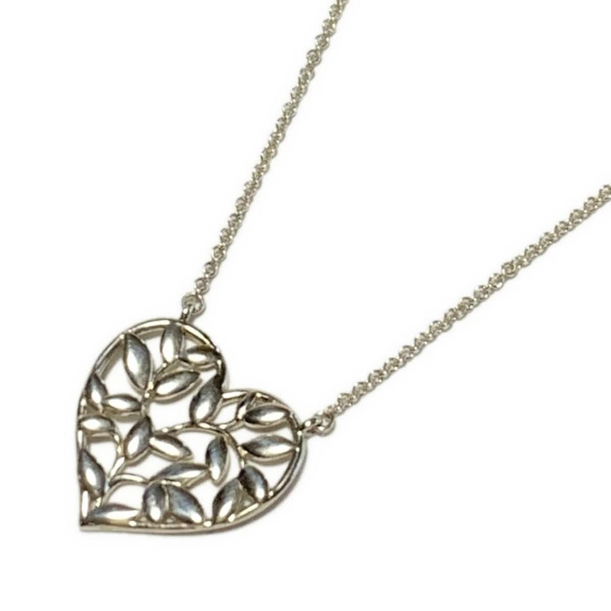 ティファニー　ネックレス　シルバー オリーブリーフハート パロマ・ピカソ オリーブ リーフ ハート ペンダント スターリング