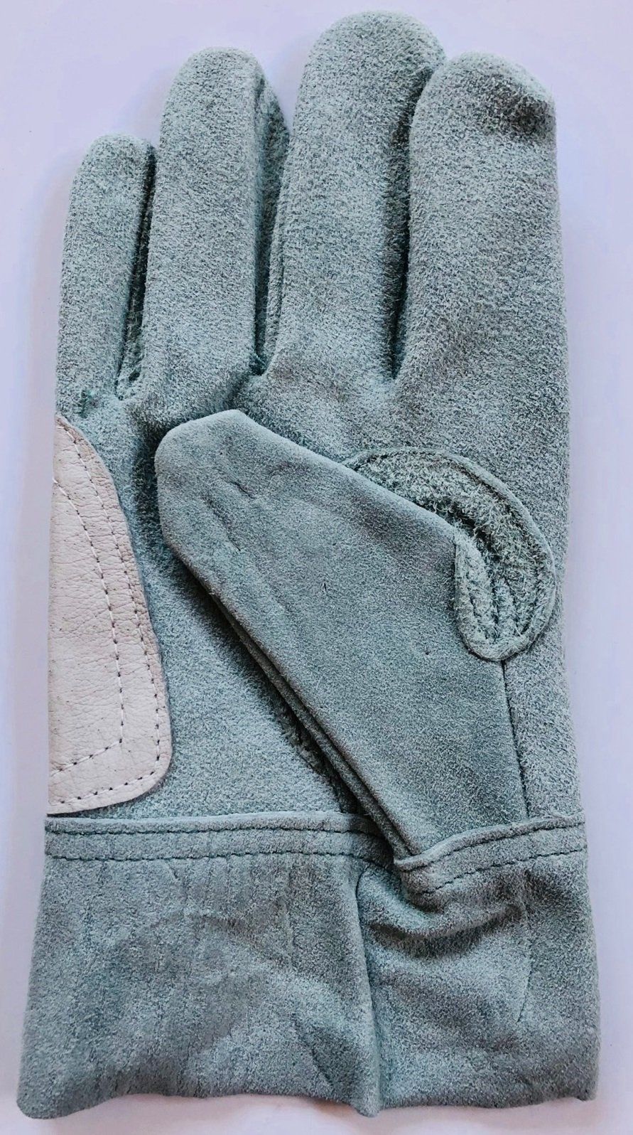 白馬印 グリーンオイル皮手袋 ダブルオイル注入品 純 10双組