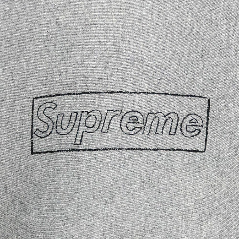 SUPREME シュプリーム KAWS Chalk Box Logo Hooded Sweat shirt カウズ