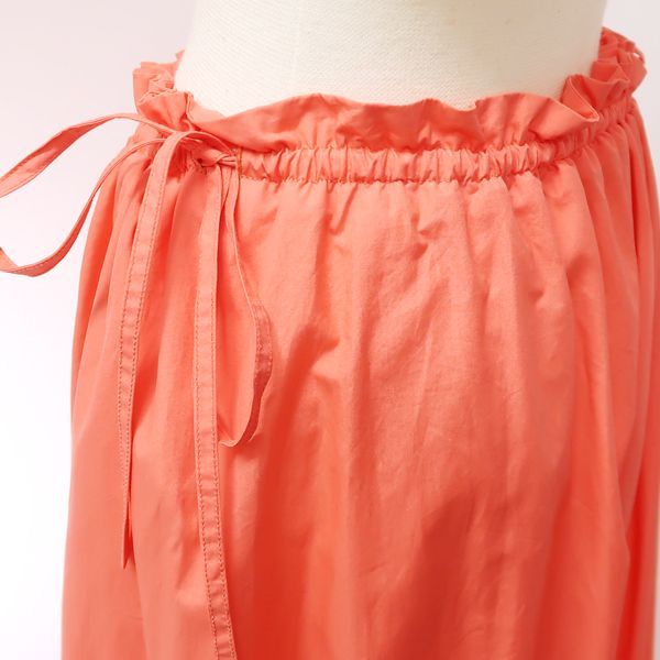 Drawer ドゥロワー ウエストギャザー リボン フレアスカート 6524-299  