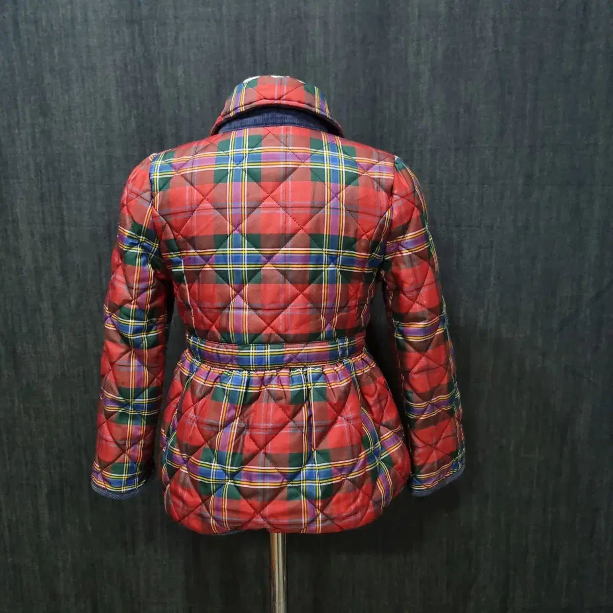  女の子児童 6 T ポロ タータンチェック キルティング ジャケット その他 ジャケット ブルゾン