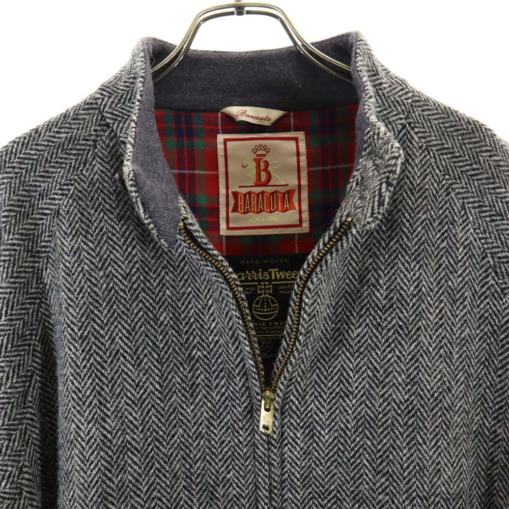 バラクータ 日本製 ハリスツイード コラボ ヘリンボーン G9 スイングトップ 38 グレー BARACUTA x Harris Tweed  ハリントンジャケット メンズ - メルカリ