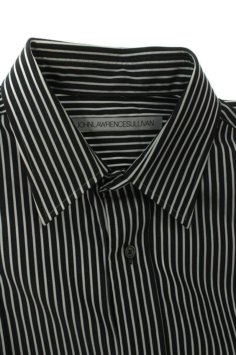 ジョンローレンスサリバン 23SS Stripe broadcloth oversized plackets ...