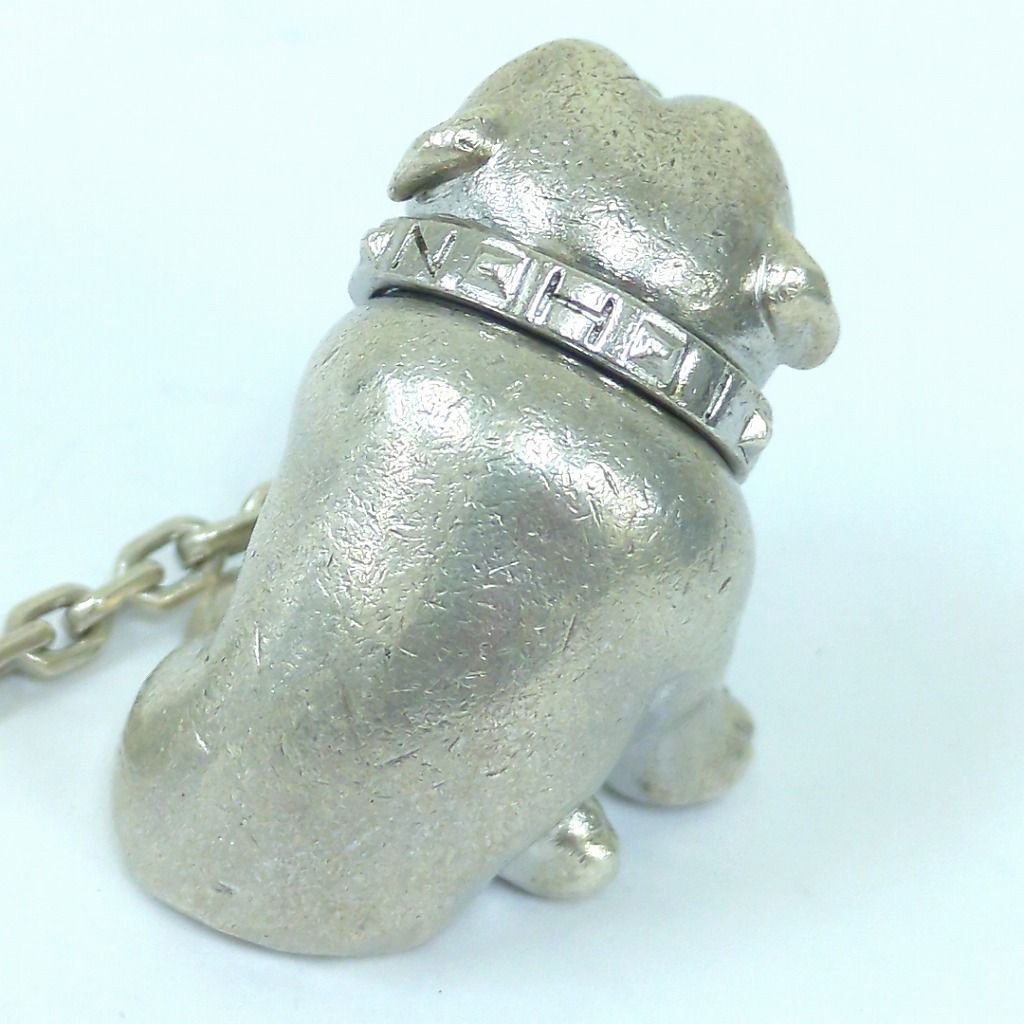 dunhill ダンヒル ブルドッグ キーホルダー キーリング シルバー925