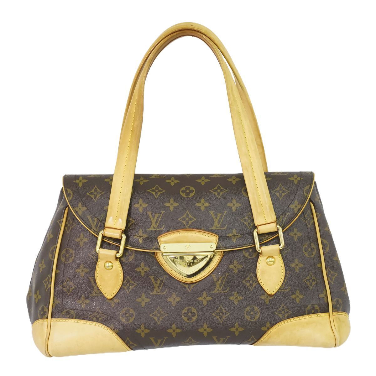 本物 ルイヴィトン LOUIS VUITTON LV ビバリー GM モノグラム ショルダーバッグ ハンドバッグ ユニセックス ブラウン M40120  Beverly ビトン バッグ 中古