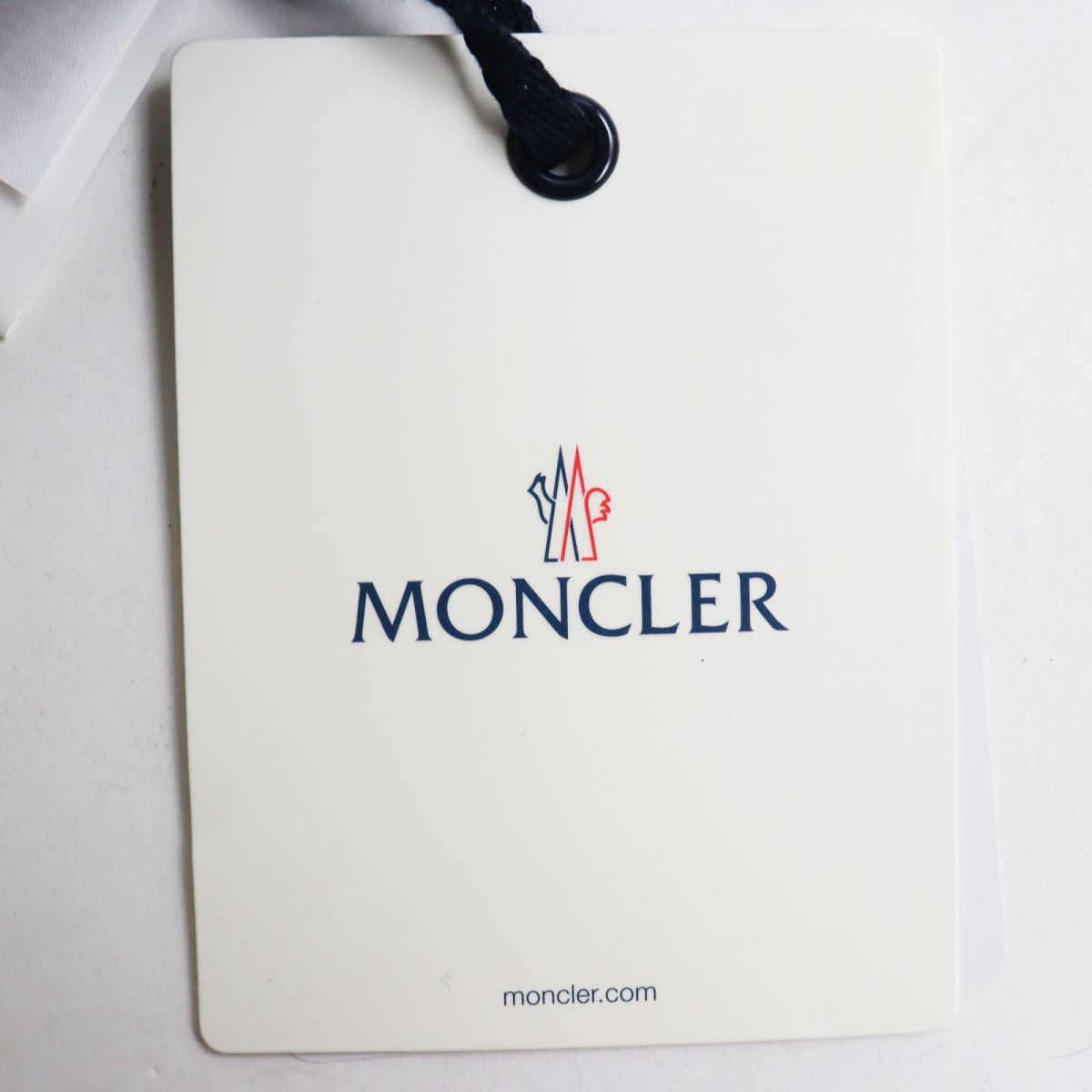 未使用品○MONCLER モンクレール BERRETTO ウール100％ ボーダー ロゴ