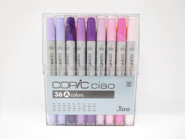 大人気コピック 36色セットA　COPIC ciao   イラストマーカー　イラストマーカーペン　人気文房具　現状品　351