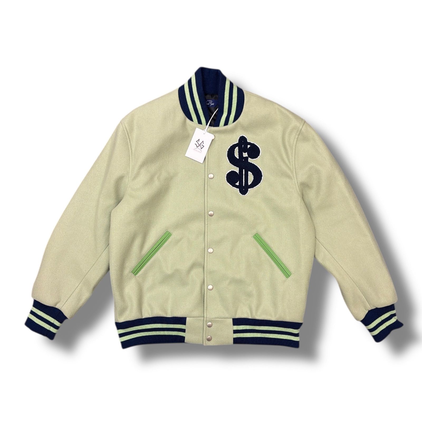 ♥品 SPECIAL GUEST K. K. SG Stadium Jacket スタジアムジャケット スタジャン ブルゾン スペシャルゲスト 23SG-28 グリーン