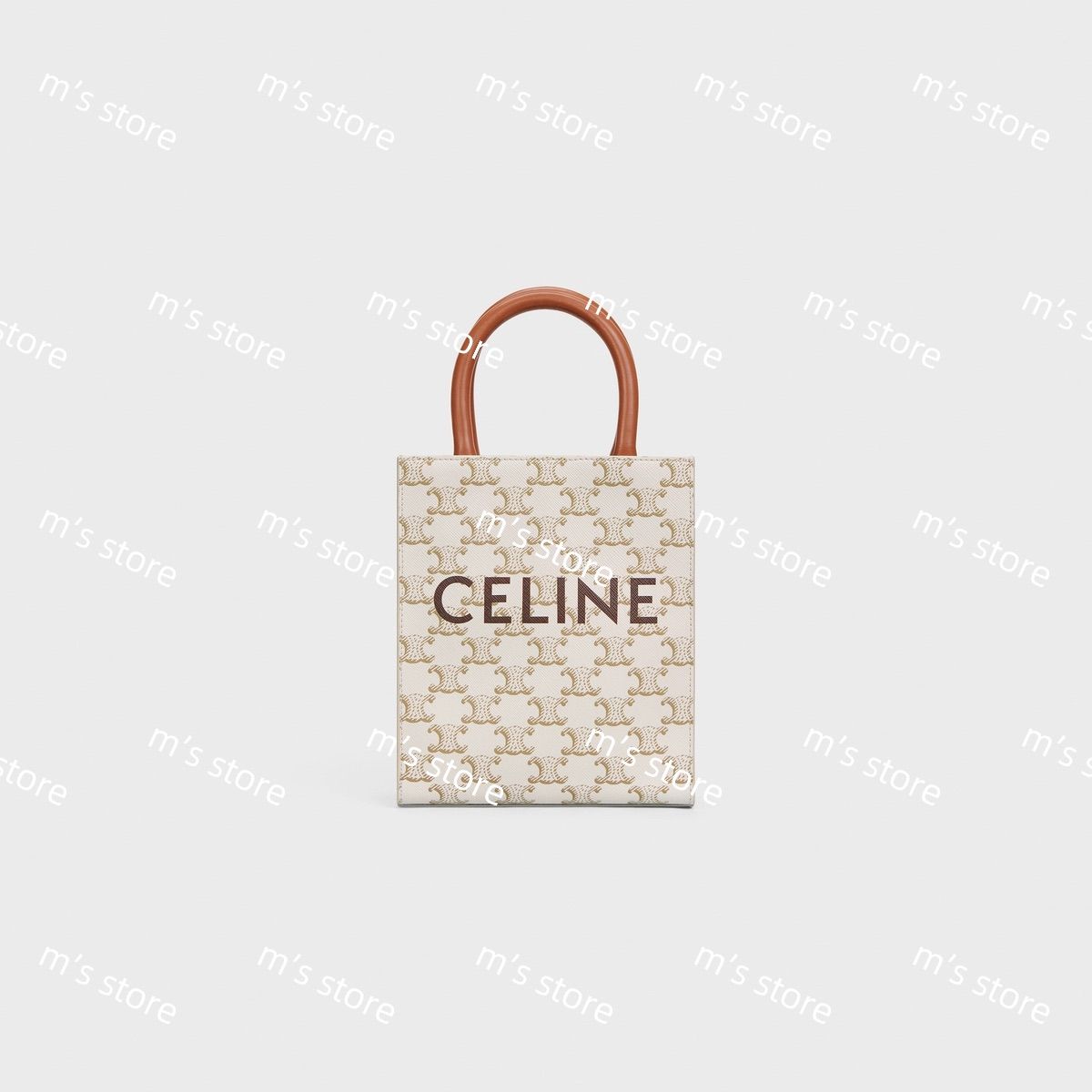 新品 CELINE セリーヌ ミニ バーティカル トリオンフ キャンバス カバ セリーヌ ショルダーバッグ ホワイト - メルカリ