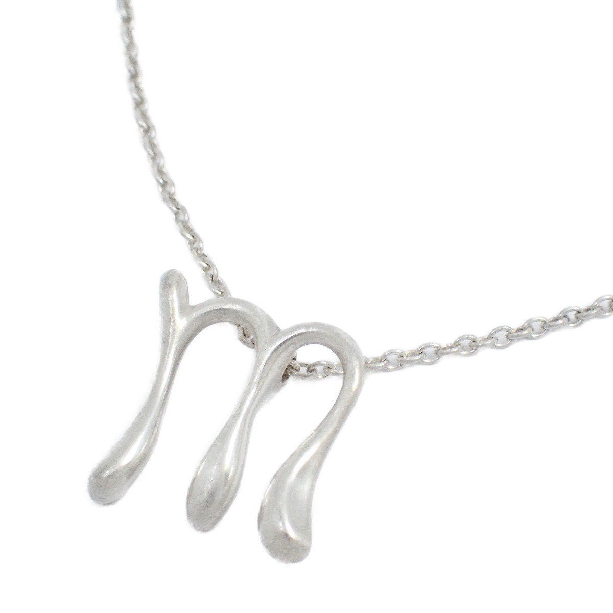 美品 TIFFANY & CO. ティファニー イニシャル m レター ペンダント