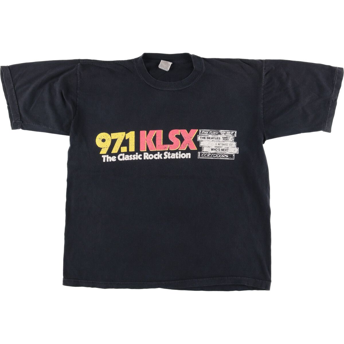 古着 97.1 KLSX ラジオ局 プリントTシャツ メンズXL/eaa442303