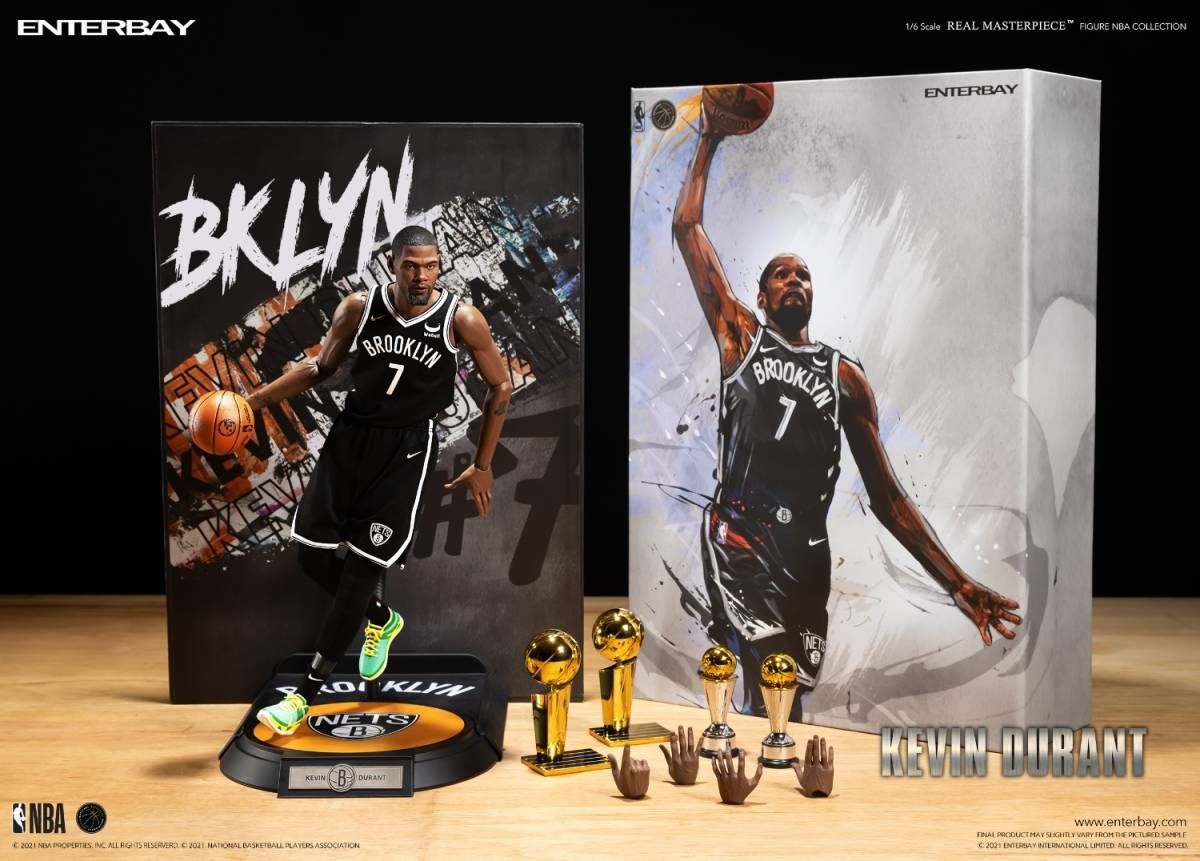 ENTERBAY 1/6 ケビン デュラント 未開封新品 RM-1087 NBA Kevin Durant エンターベイ リアルマスターピース EB  - メルカリ