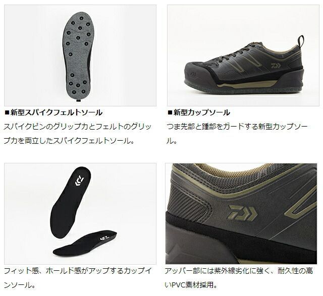 DAIWA フィッシングシューズ DS-2603 サイズ:28cm ピンフェルト DAIWA フィッシングシューズ DS-2603 サイズ:28cm ピンフェルト