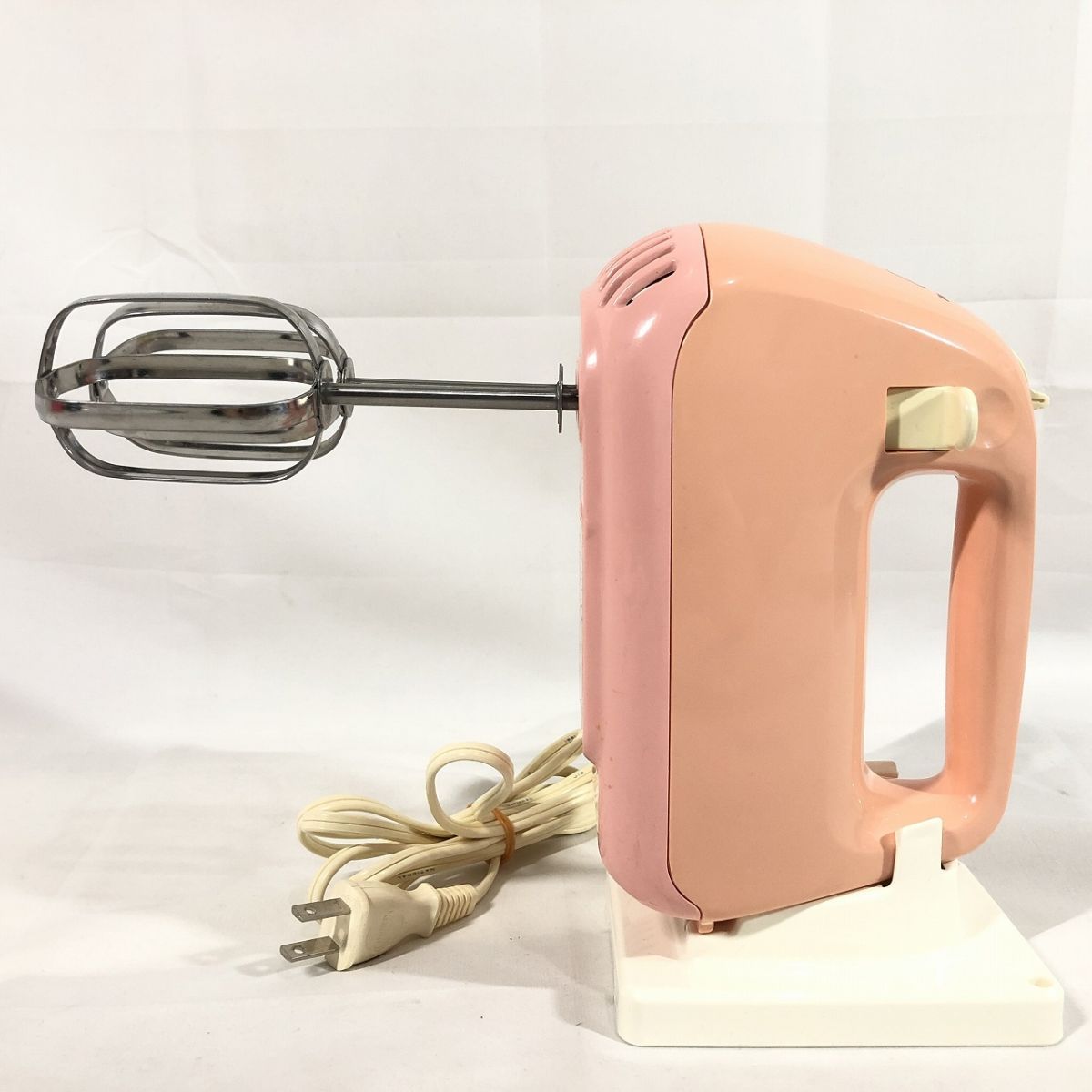 m*i様 新品未使用　National ハンドミキサー　泡立て器　ピンク　レトロ 昭和レトロ感】National ハンドミキサー ピンク - メルカリ