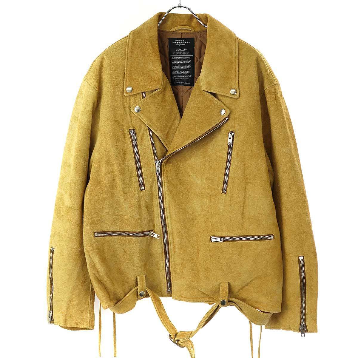 UNUSED アンユーズド 19AW for SO JOHN別注 SUEDE BIG RIDERS JACKET 
