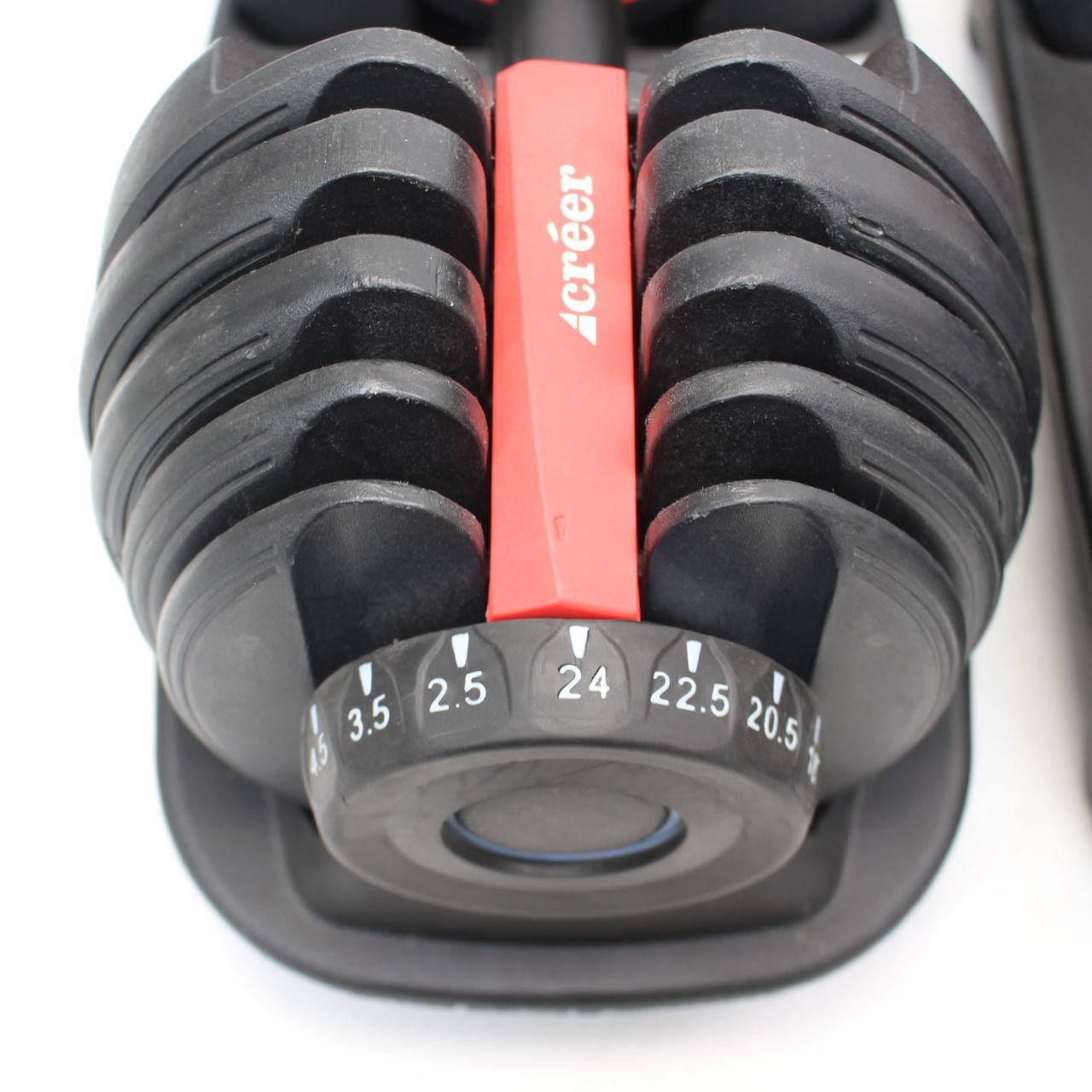 IS022)2個セットCreer ダイヤル調整式可変式ダンベル24Kg 2.5Kg
