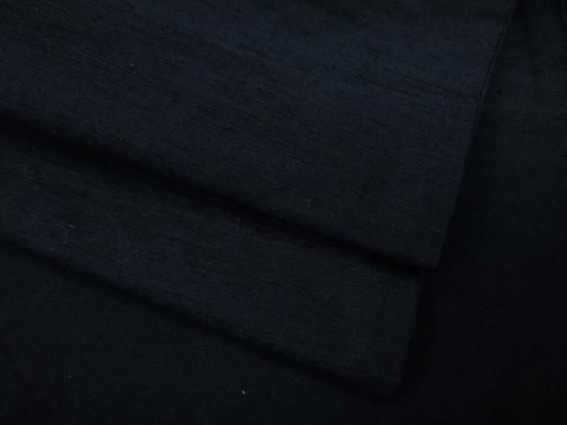 平和屋着物●男性 紬 留紺色 正絹 CAAY4803ut