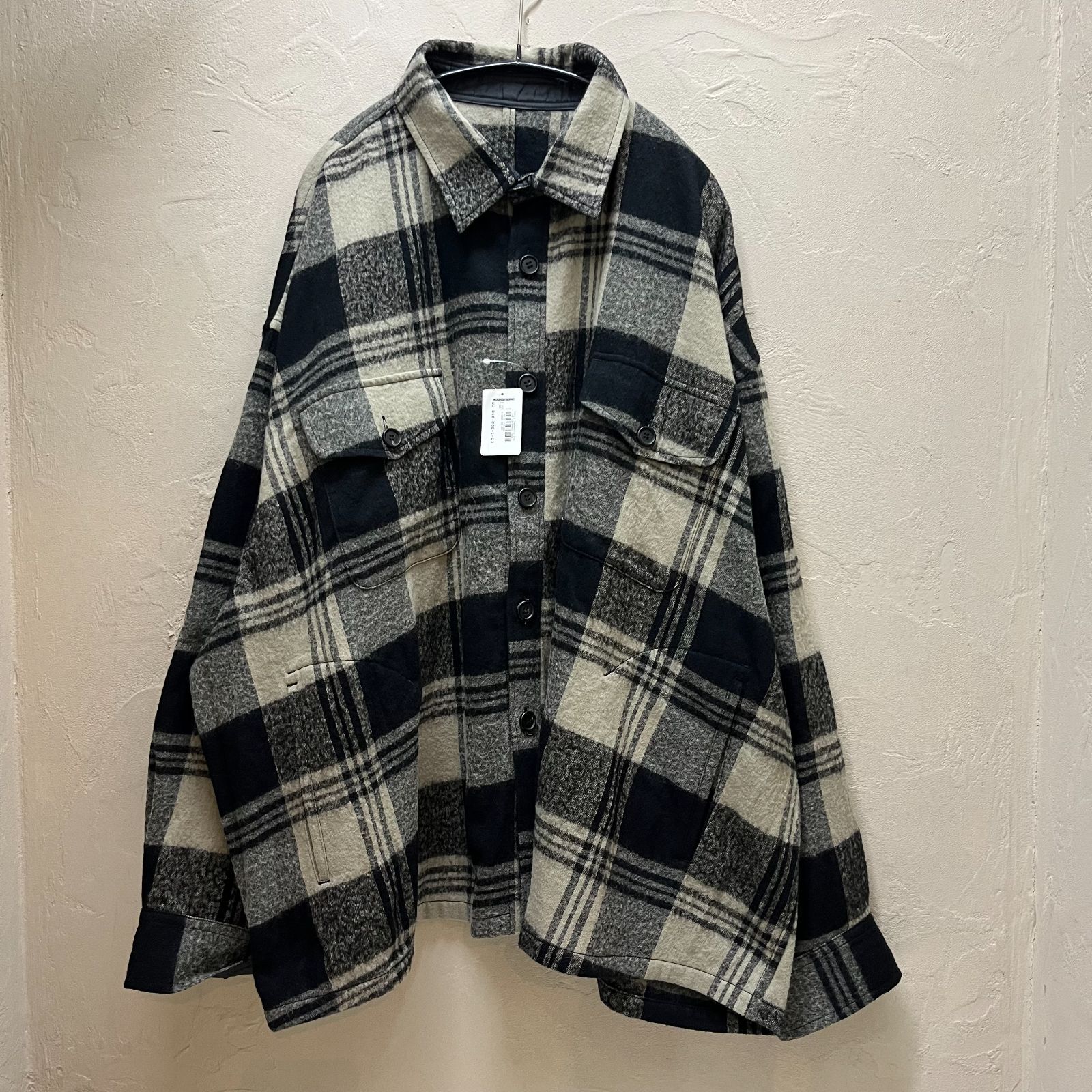 S'yte Yohji Yamamoto サイトヨウジヤマモト 23AW チェックシャツ UU-B10-008-1-03 サンプル品【代官山09】【中古】【メンズ】