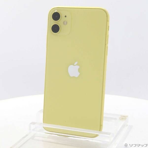 中古品〕 iPhone11 64GB イエロー MWLW2J／A SoftBank【251】 iPhone