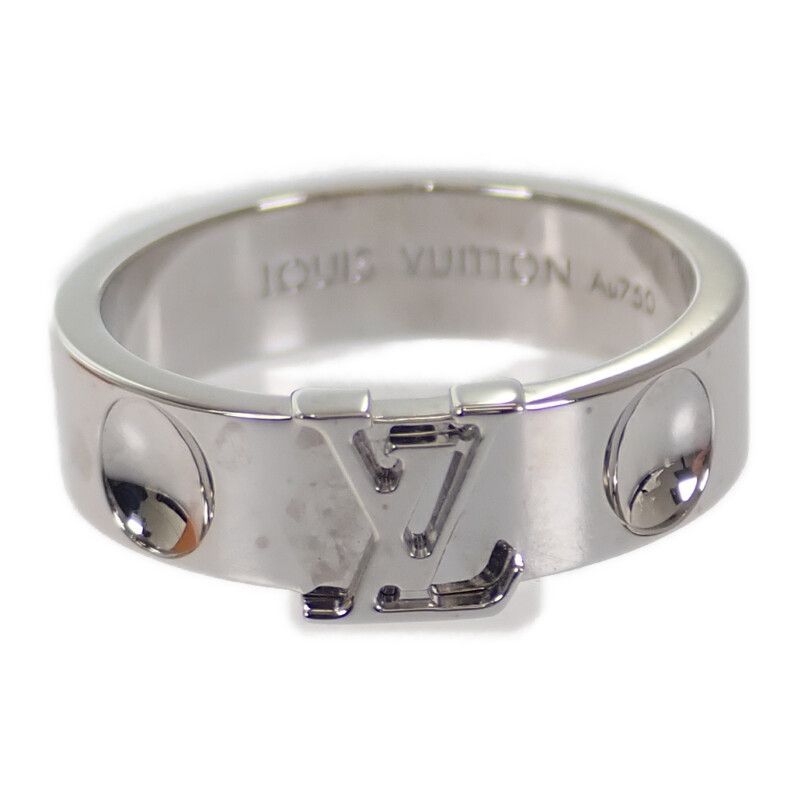 LOUIS VUITTON LOUIS VUITTON リング アンプラントLV Q9K97E リング K18ホワイトゴールド 11号 51