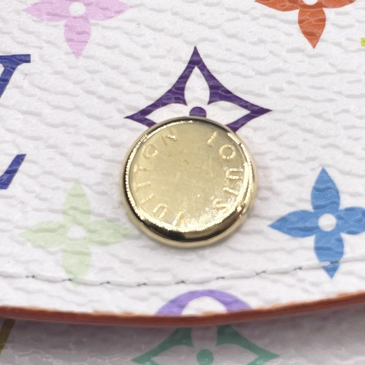 中古】LOUIS VUITTON ルイ・ヴィトンX村上隆 ポルトモネ・ ロザリ  