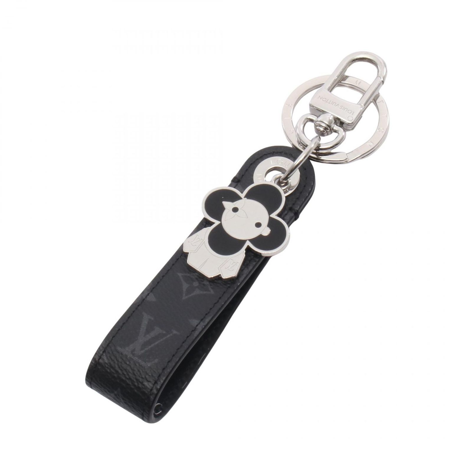 ルイ ヴィトン LOUIS VUITTON チャーム キーホルダー ドラゴンヌ ヴィヴィエンヌ モノグラムエクリプス M01821 ノワール その他 ドラゴンヌ ヴィヴィエンヌ メンズ