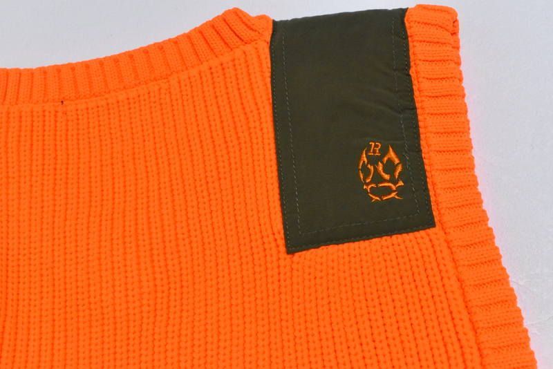 新品 ラッセルノ ゴルフ ロゴ刺繍 ニット ベスト オレンジ L 5 新品 ラッセルノ ゴルフ ロゴ刺繍 ニット ベスト オレンジ XL 6