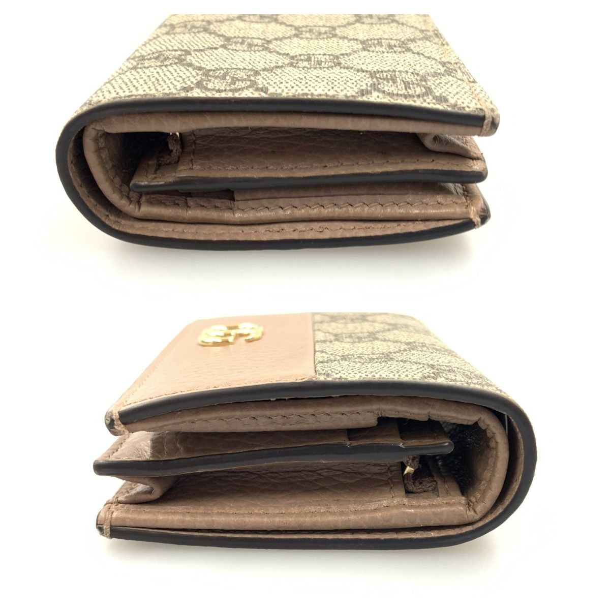 〇〇GUCCI グッチ GGスプリーム ダブルGカードケースウォレット ミニ