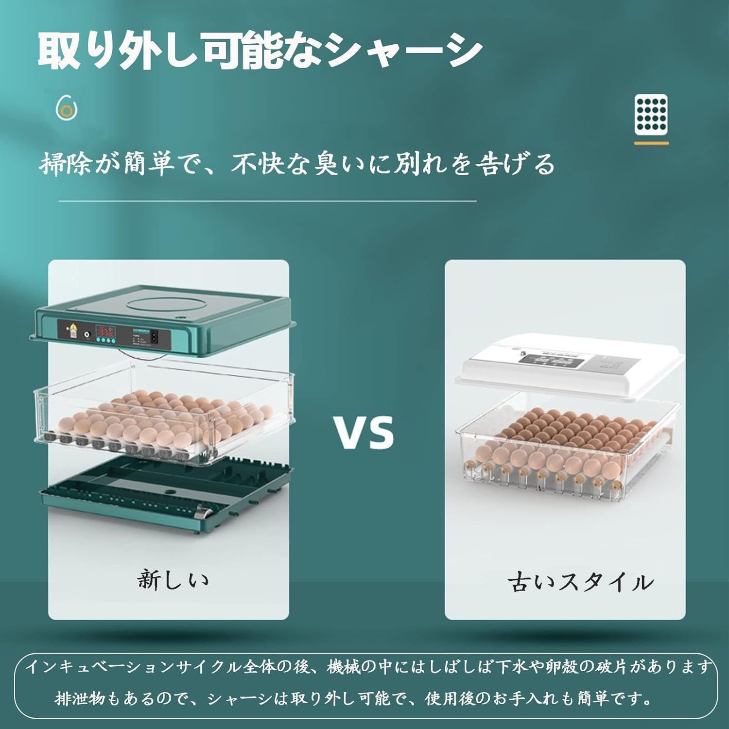 自動転卵 卵孵化器