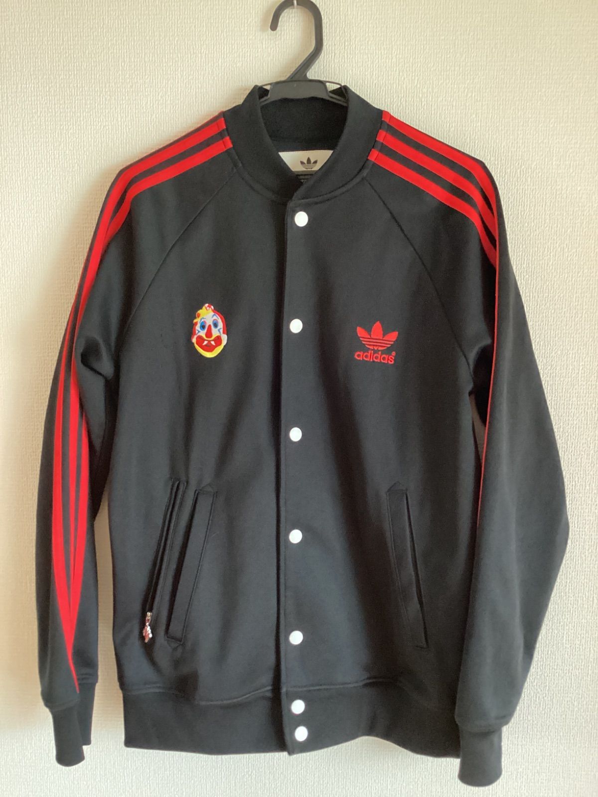 アディダスxハチヨン コラボ ジャケット  Man 深澤辰哉さん着用 アディダス×ハチヨン コラボ ジャケット Snow Man 深澤辰也 Lサイズ