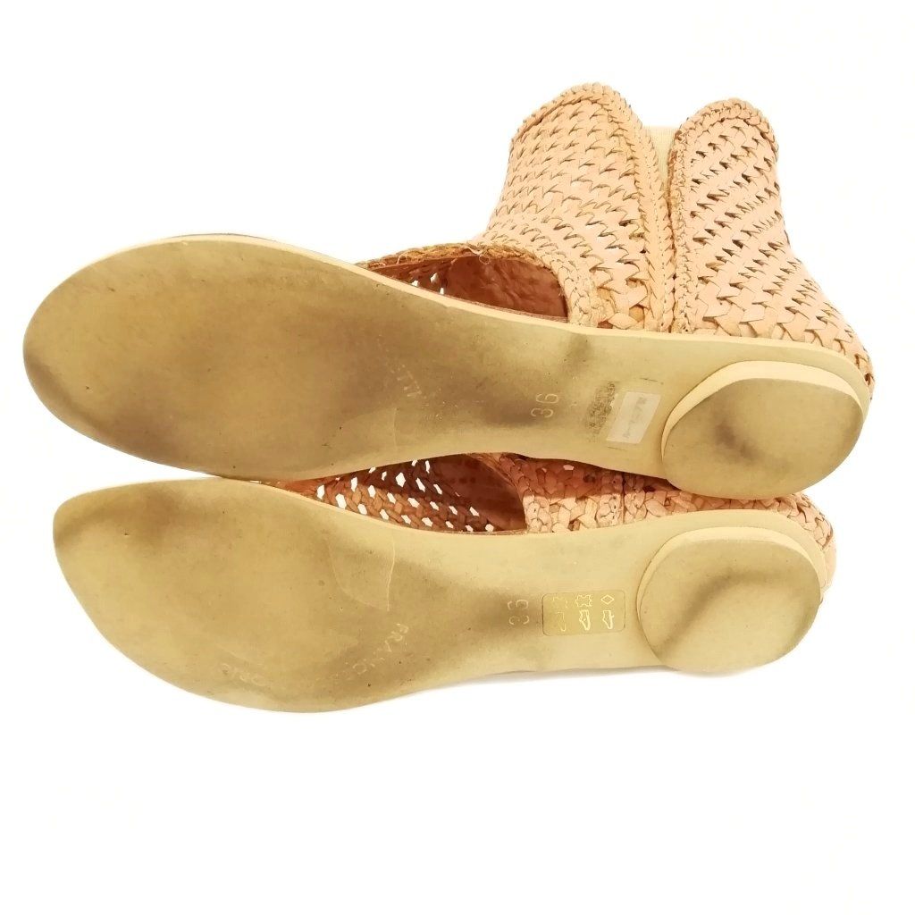 GIUSEPPE ZANOTTI オヤユビプレートサンダル ベージュ37 ジュゼッペザノッティ／オヤユビプレートサンダル／ゴールド/36