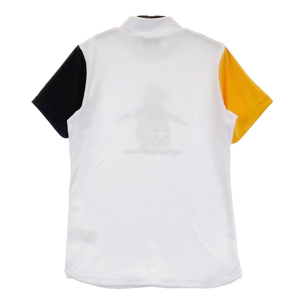 サイズ：S MUNSING WEAR マンシングウェア  ハイネック 半袖Tシャツ  ホワイト系 [240101469339] ゴルフウェア レディース ストスト MUNSING WEAR マンシングウェア ハイネック 半袖Tシャツ
