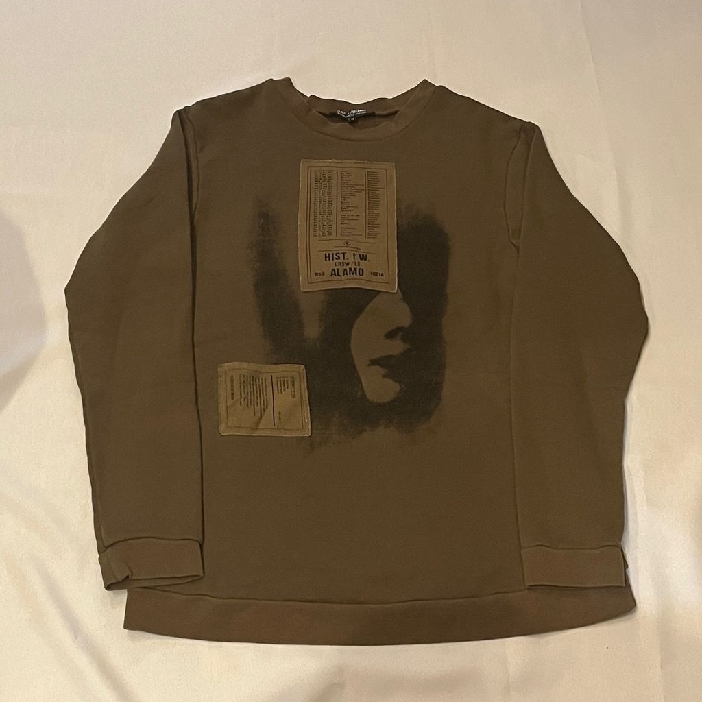 RAF SIMONS トレーナー 46 ブラック裏起毛