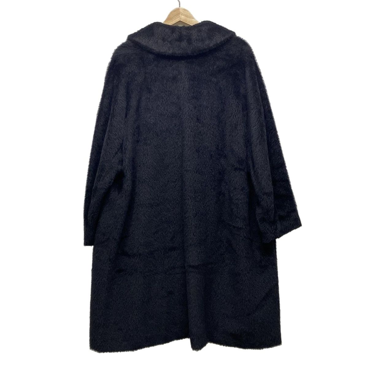 COMMEdesGARCONS コムデギャルソン コート サイズS レディース - RH-C007 黒 長袖 秋 冬 ファー ロング丈 21AW sizeS