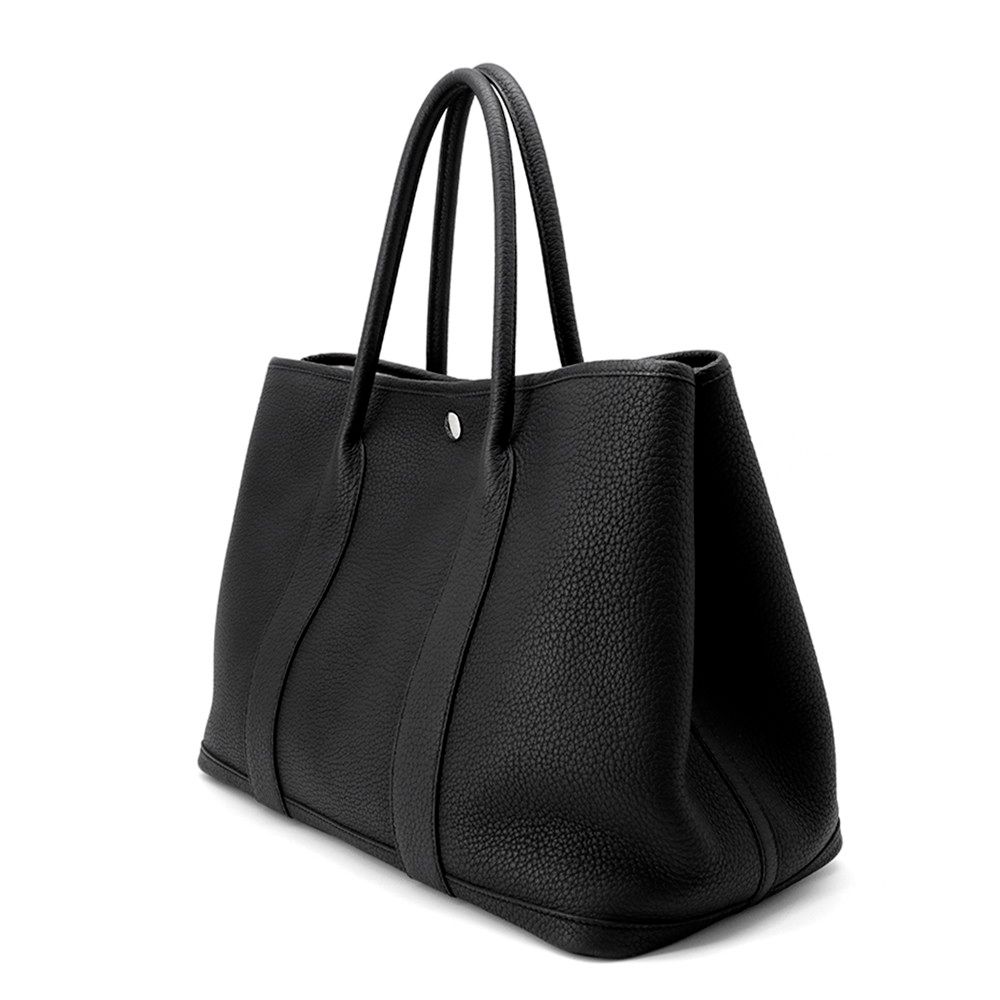 エルメス トートバッグ ガーデンパーティPM ブラック/シルバー金具