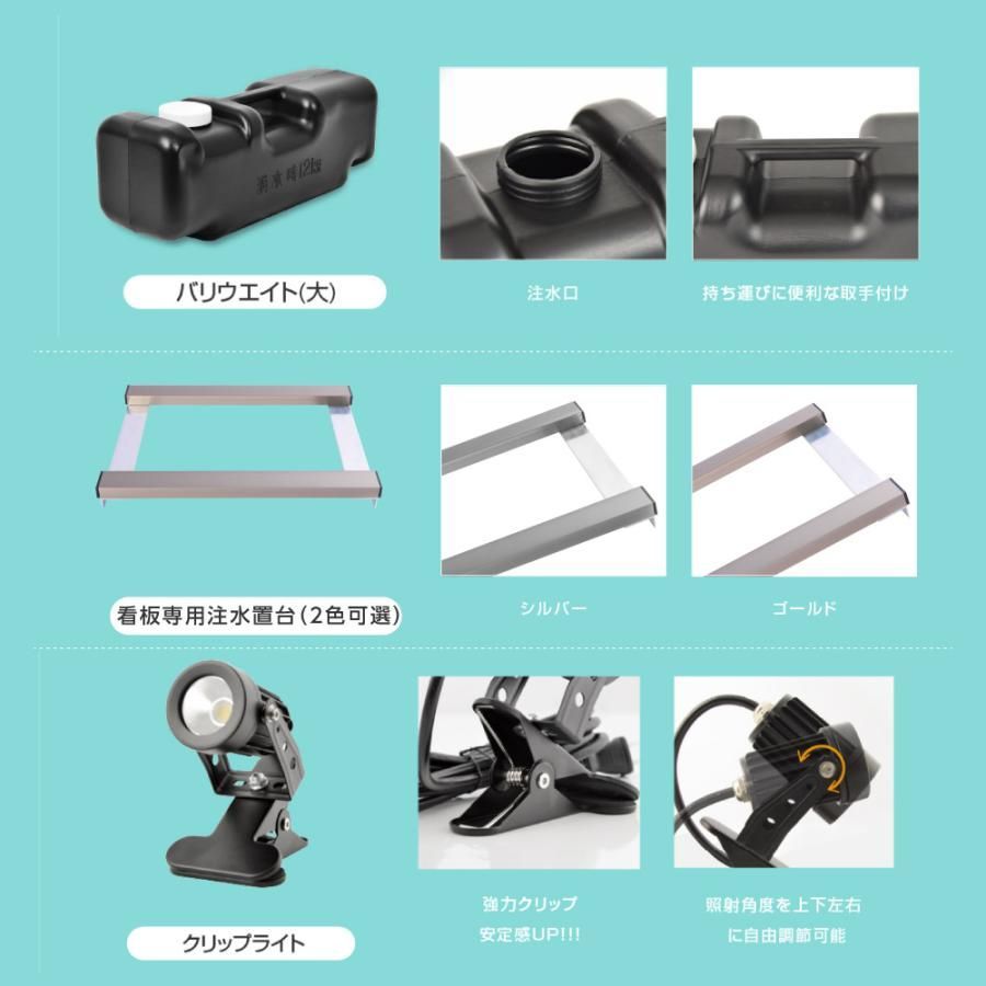 A型スタンド看板4点セット