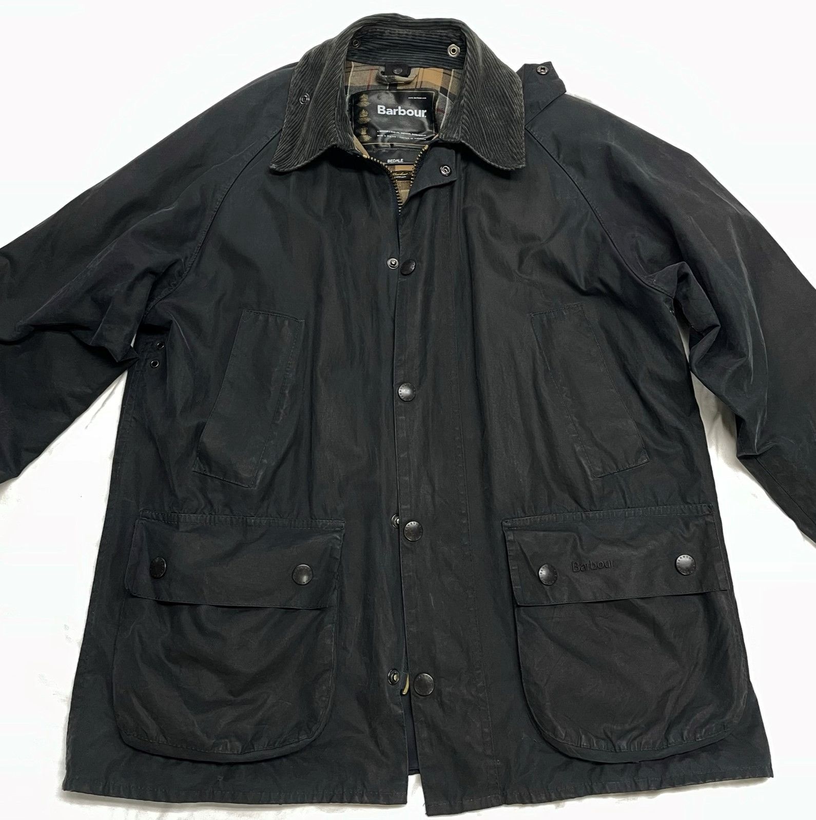 新作ウエア Barbour リメイク バブアー オイルドジャケット ドッキング