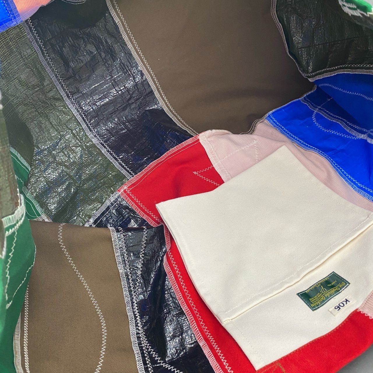 Ee4 KHOKI コッキ パッチワークトートバッグ IKE〇 bag ビッグ