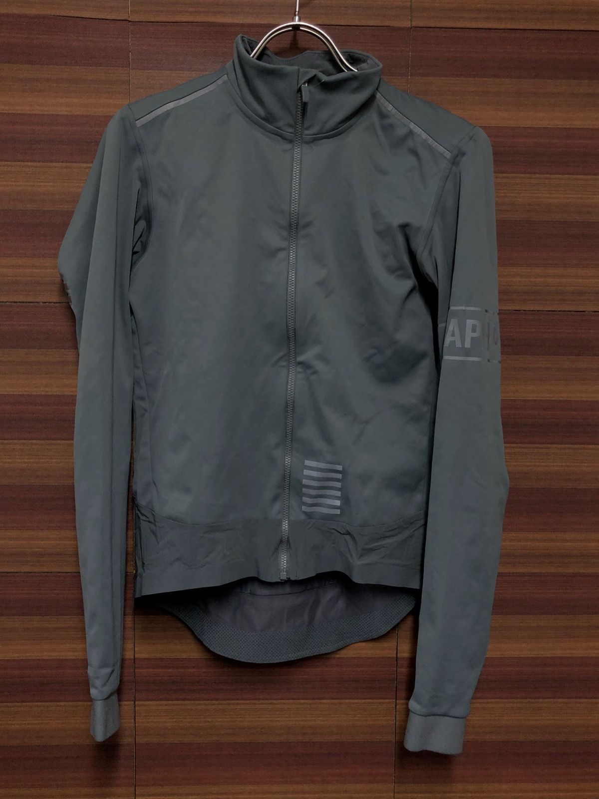 IP 096 ラファ Rapha PRO TEAM LONG SLEEVE INFINIUM JERSEY 長袖 サイクルジャージ グレー M GORE TEX