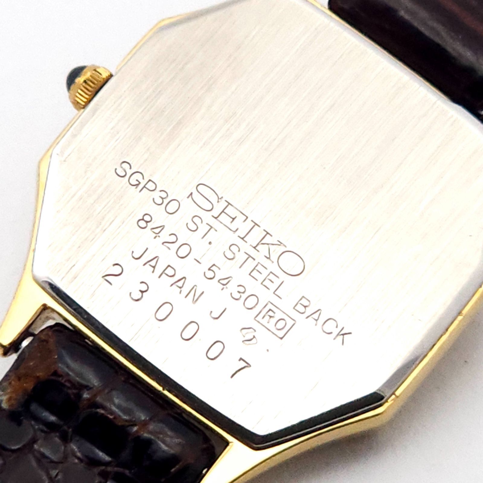 ☆良品 SEIKO セイコー エクセリーヌ 8420-5430 QZ 動作品 - メルカリ