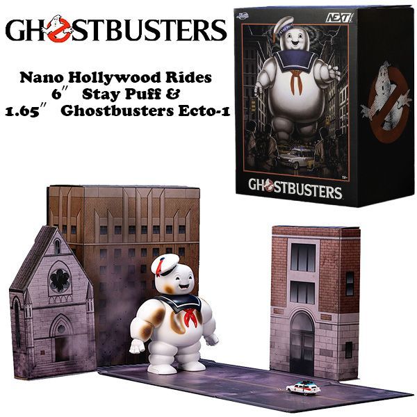 Nano Hollywood Rides Stay Puft and Ghostbusters Ecto-1 ゴーストバスターズ