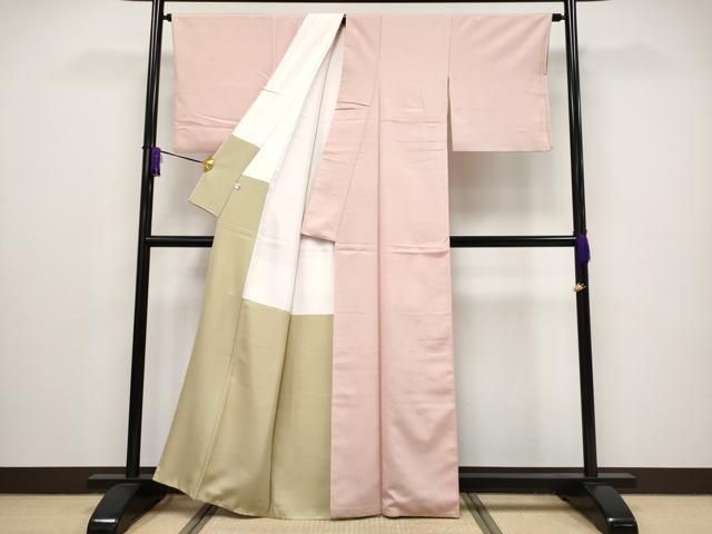 平和屋本店□極上 紬 色無地 虹色 逸品 CYAA1882s5 - メルカリ 