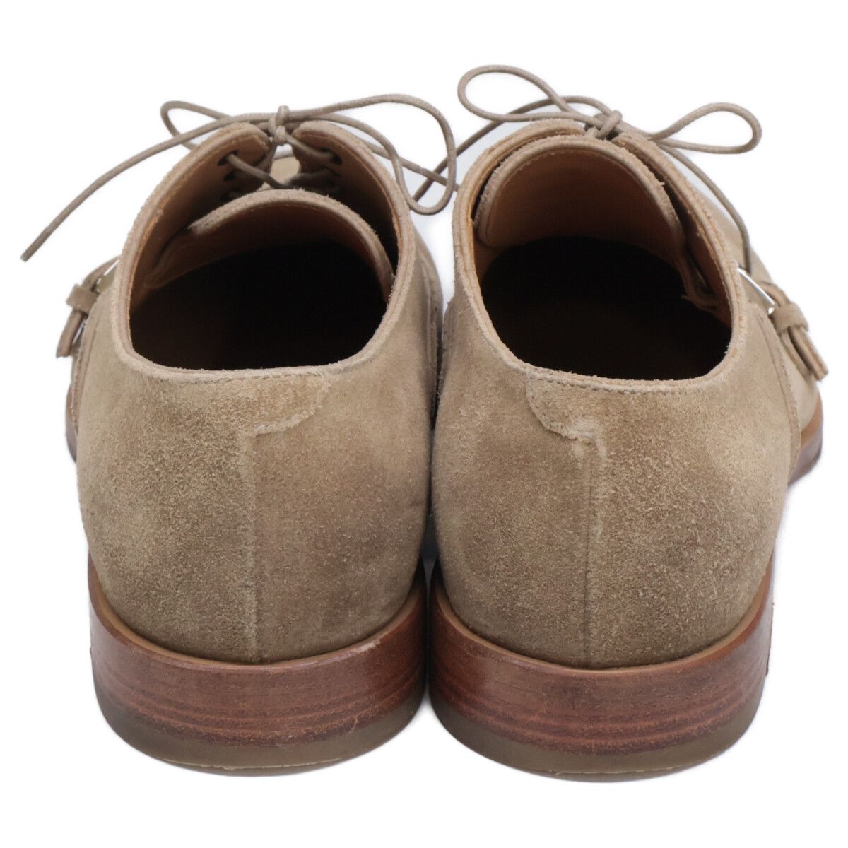 Christian Louboutin クリスチャンルブタン スエード プレーントゥ シューズ 41 ストレスフリー ワイドパンツ