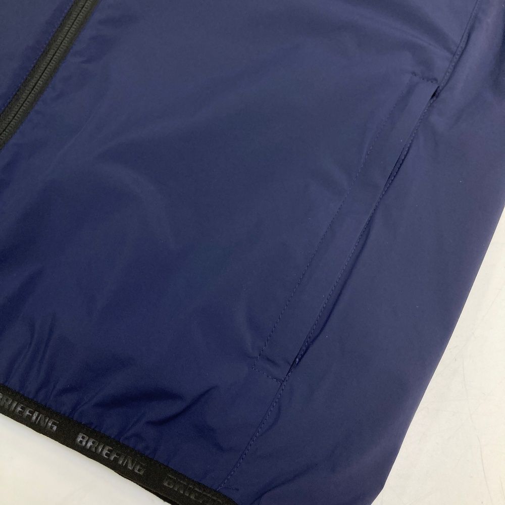 サイズ：S BRIEFING GOLF ブリーフィング ジップジャケット ネイビー系
